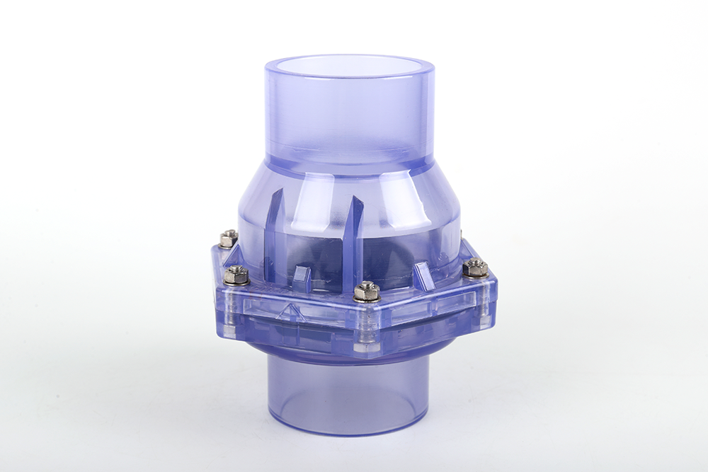 畜禽良种场透明翻板式止回阀